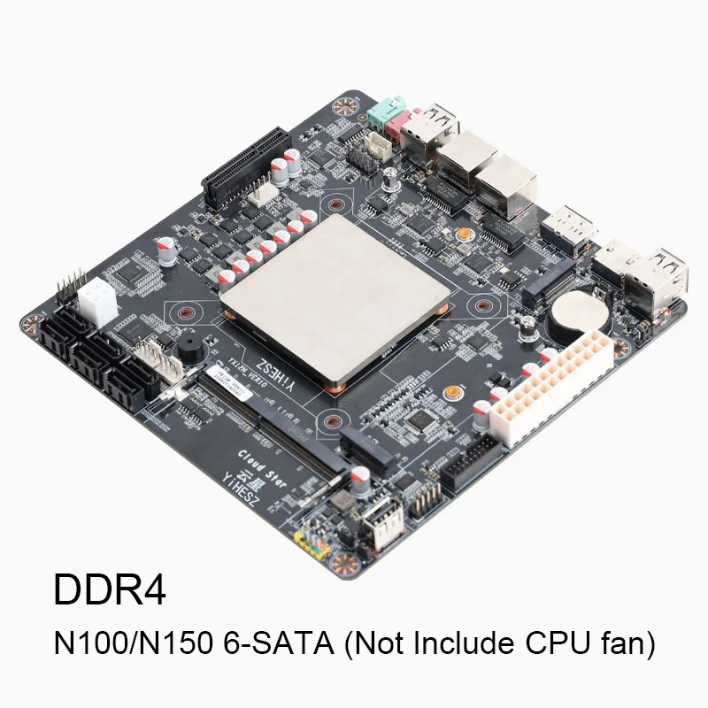 Nas Motherboard N100 6 Sata - لوحة أم NAS بـ 6 فتحات