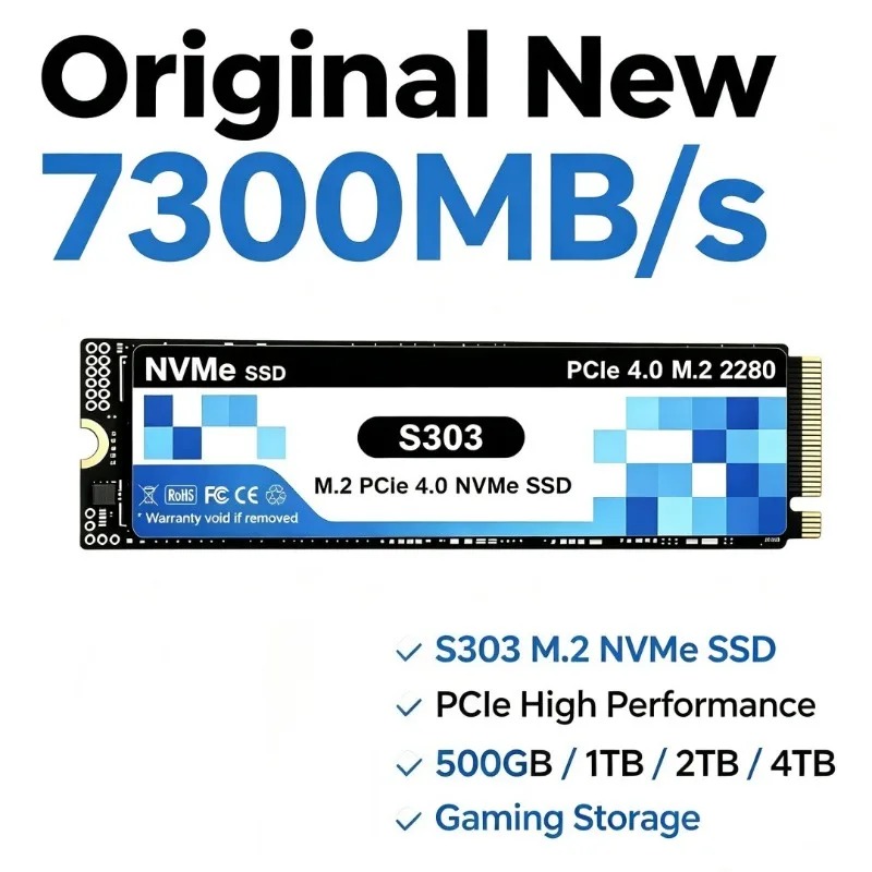 قرص تخزين داخلي S303 M.2 NVMe  - مراجعة M.2 Nvme 4Tb Pcie 4.0 Ssd وسعره