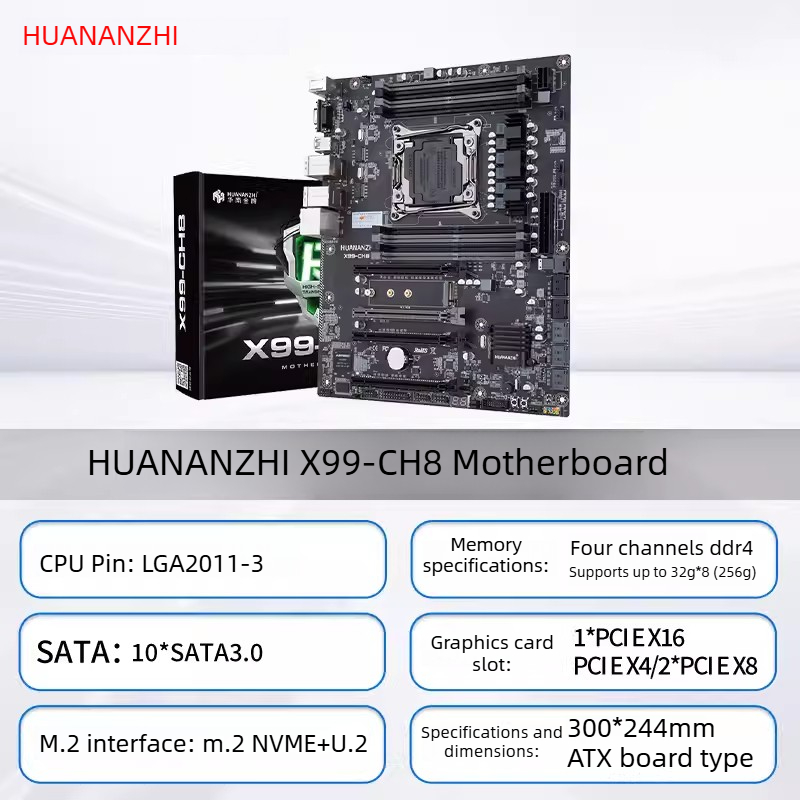 لوحة أم HUANANZHI LGA2011-3 X9 - مراجعة X99 Dual Cpu Motherboard Combo وسعره