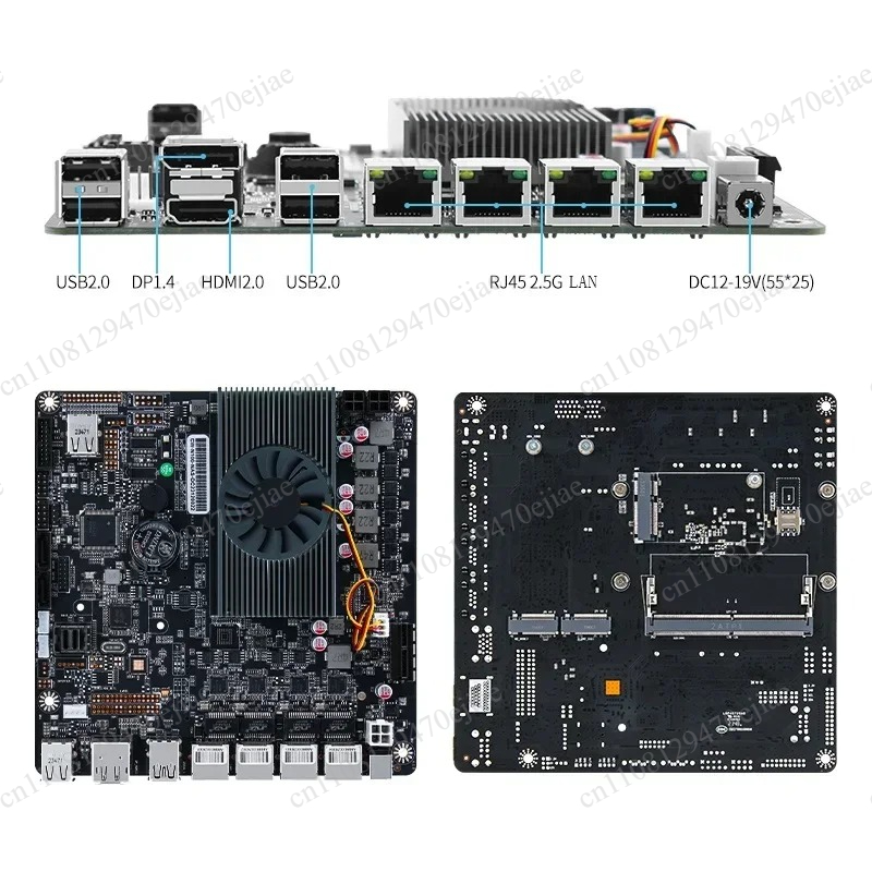 لوحة أم NAS بـ 6 فتحات N100 Mi - مراجعة Nas Motherboard N100 6 Sata وسعره