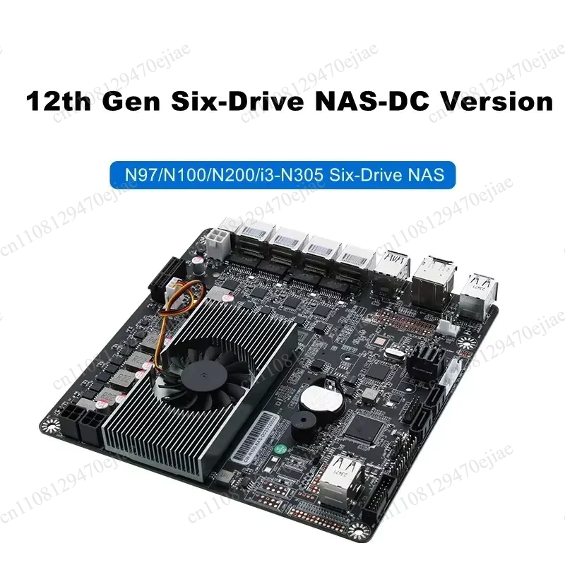 لوحة أم NAS بـ 6 فتحات N100 Mi - مراجعة Nas Motherboard N100 6 Sata وسعره