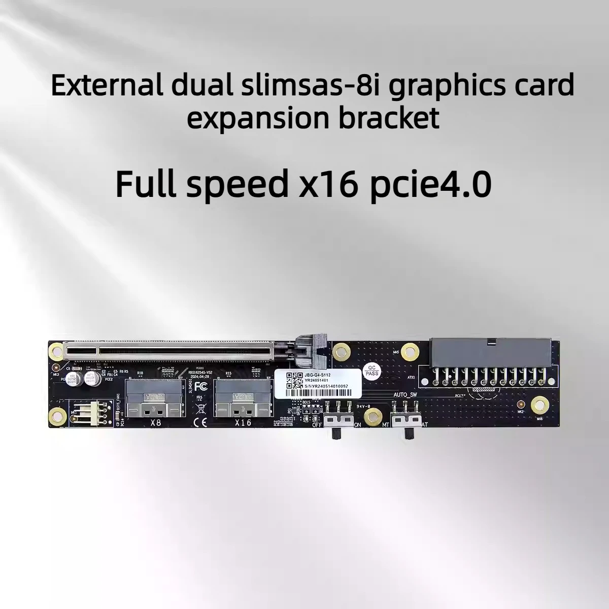 حامل وحدة معالجة الرسومات الخا - مراجعة External Gpu Dock Pcie 4.0 Oculink وسعره