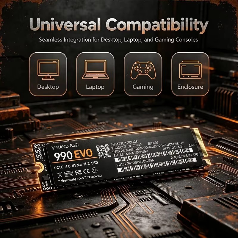 قرص تخزين صلب 990 EVO M.2 2280 - مراجعة M.2 Nvme 4Tb Pcie 4.0 Ssd وسعره